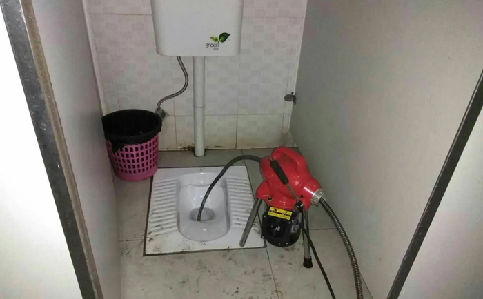 青白江蹲便疏通